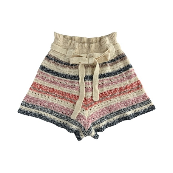 Free People Stripes for Days Sweater Shorts S - Picture 2 of 5